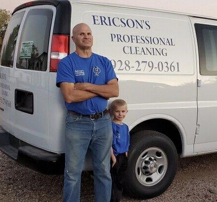 Family Owned 
Eric and Son Tyler