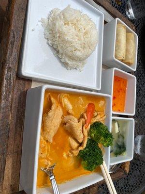 Panang Curry Bento Box