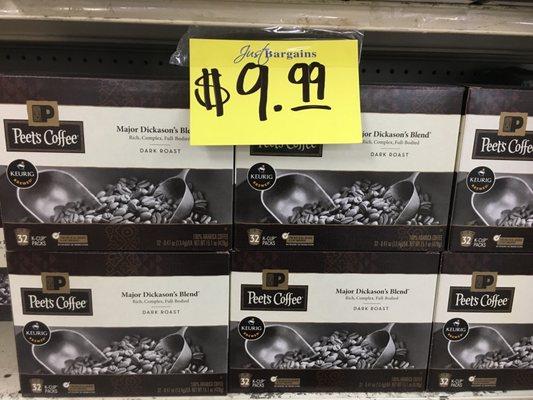 Peet's coffee 32 Keurig cups $9.99