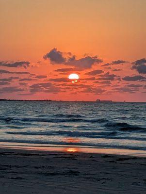 Sunday October 13,2024 Sunrise Port Aransas Texas