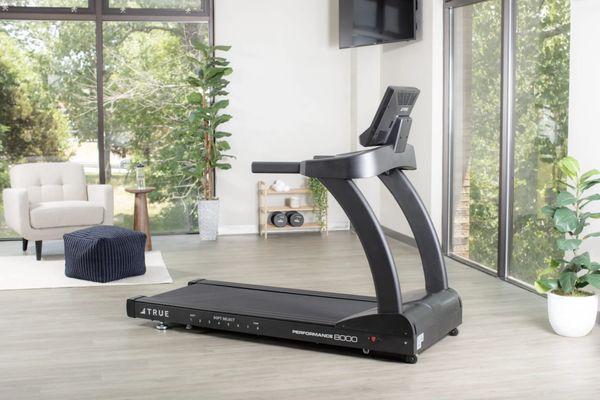 TRUE Performance 8000 Treadmill available to try in person at Fitness Gallery.