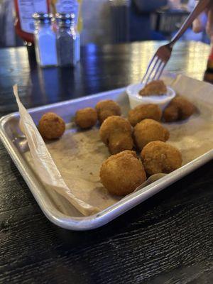 Fried mushrooms