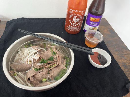 Pho tai chin (Door dash order)