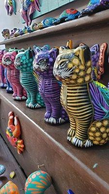 Ceramic cats