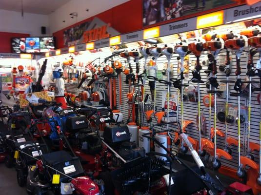 mowers to blowers, weeders to trimmers, chainsaws to .....everything else... we got you taken care of. We promise!