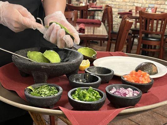 Table side  Guacamole