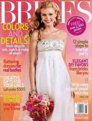 Featured in Brides Magazine