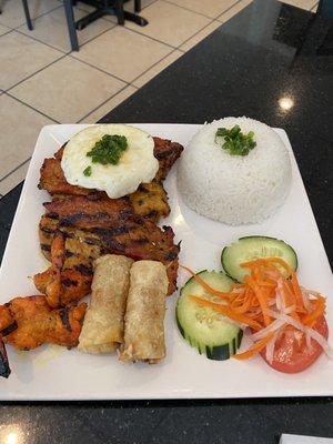 Combination Rice Plate