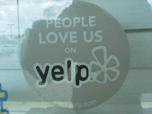 PEOPLE LOVE US on Yelp!