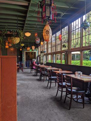 Courtyard restaurant at McMenamin's Kennedy School