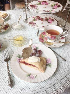 Raspberry scones