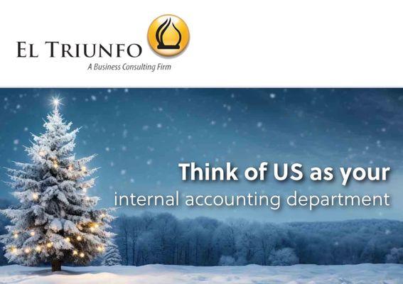 Think of US as your internal accounting department