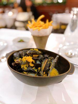 Moules au safran