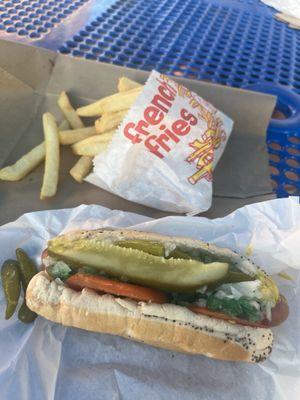 Classic Chicago - Style Hot Dog