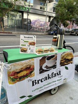 Delicious Breakfast sandwiches and Fresh Brewed Hot Coffee every Morning