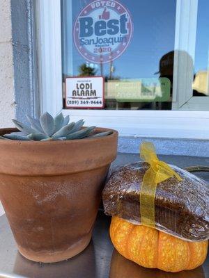 Pumpkin Chocolate Chip mini- loaf!!!