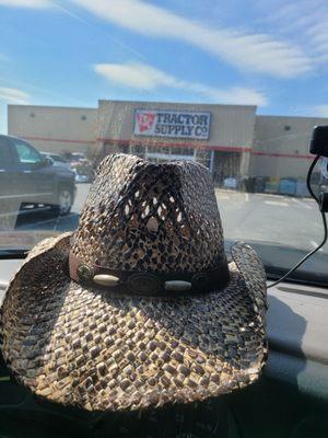 New cowboy hat