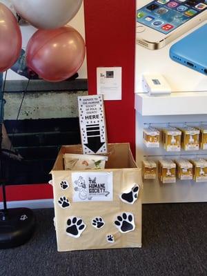 Donation box for the non kill shelter!!