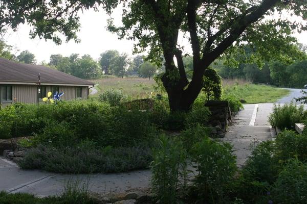 Hiking Trails and a Nature Center at the Wildlife Sanctuary with many habitats. Please carry all trash home, no trashcans.