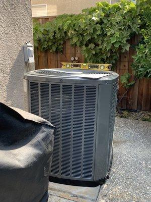 New Trane A/C unit from A Cool Air