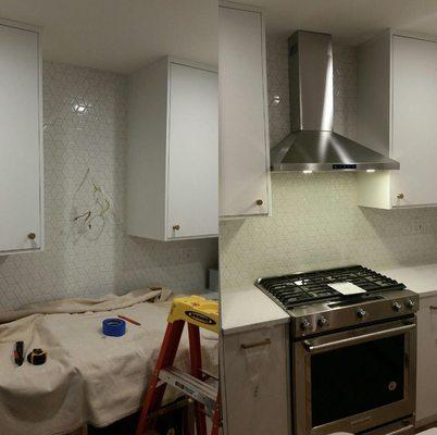 Range Hood Install