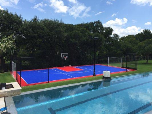 35' x 65' Residential Sport Court