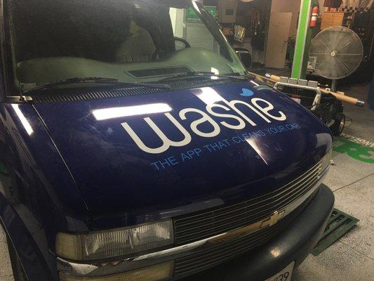 Astrovan wrapped for Washé