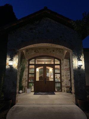 Entryway to the tasting room