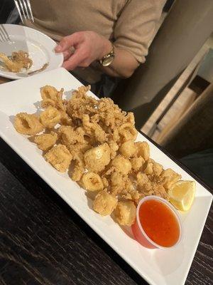 Calamari appetizer