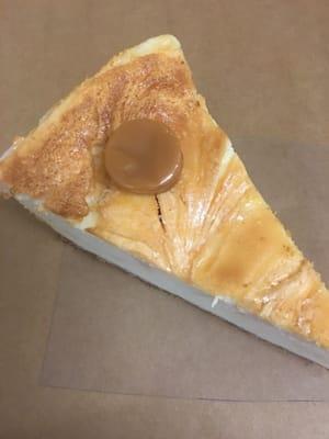 Caramel Caramel Caramel delicious smooth Caramell cheesecake.