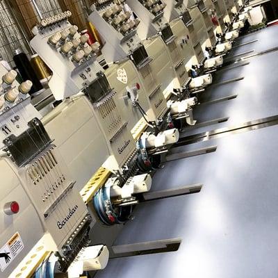 Barudan Embroidery Machine top of the line