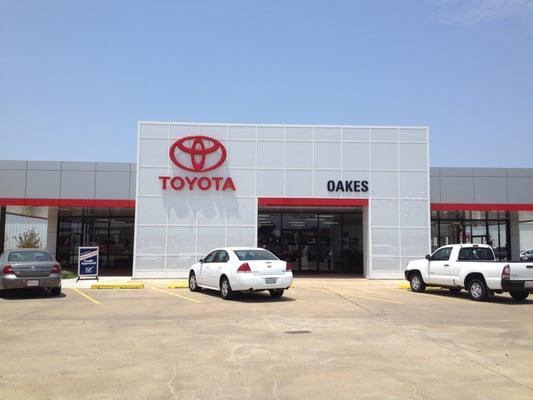 Visit us at our newly remodeled showroom facility here at Oakes Toyota