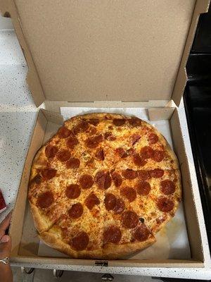 Large 14 inch DOUBLE Pepperoni Pizza