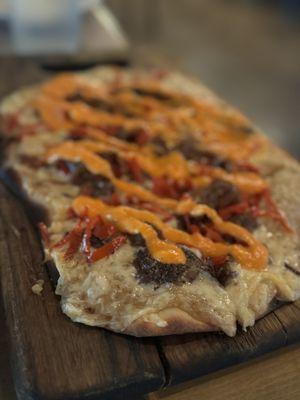 Short Rib Flatbread Pizza