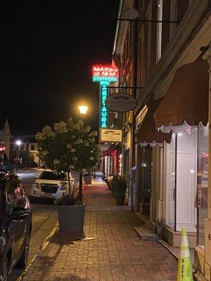 Marquee for The Southern Inn restaurant