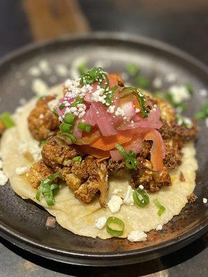 Cauliflower taco