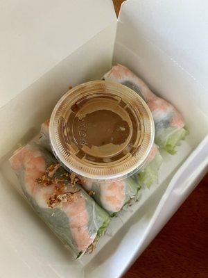 2. Fresh Shrimp Spring Roll