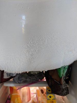 Air is coming through ice dispenser after lakes repair