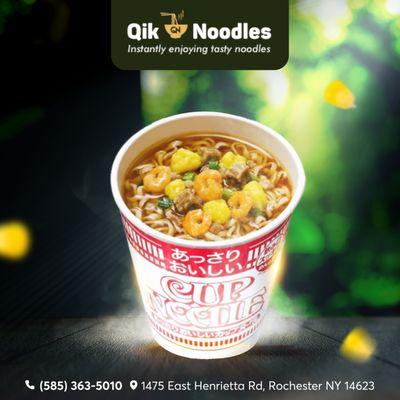 Warm up with a cup of our delicious noodles!
Choose from a variety of flavors that'll make your taste buds dance.