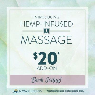 Hemp Infused Massage - $20 add-on