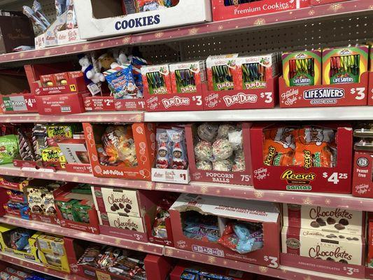 Candy selections cheaper than the grocery stores