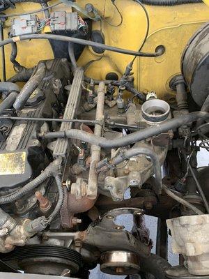 Exhaust manifold on jeep