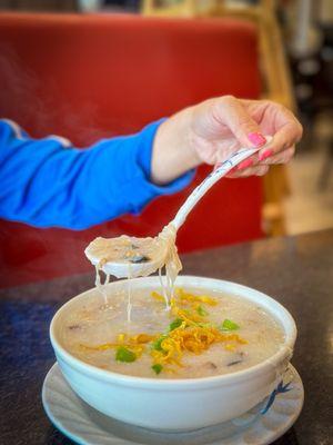 Pork and Preserved Egg Congee