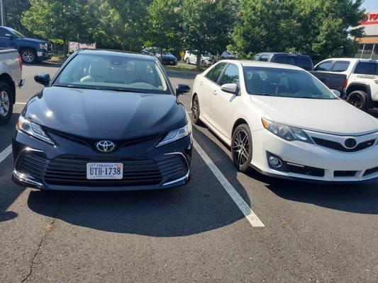 The black car was a rental the gave me for a few hours.