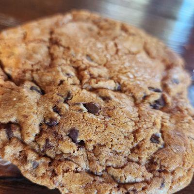 Choco chip cookie time. I was seriously going through withdrawal when they stopped cooking these bad boys up for a month or so.