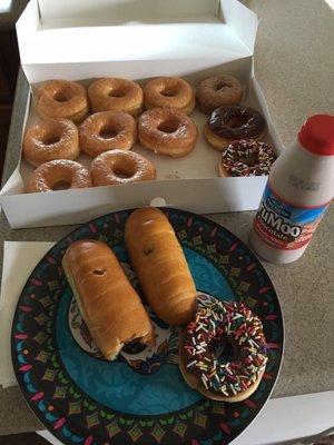 Delicious donuts and kolaches!