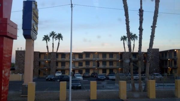 Siegel Suites, at sunset (hide yo' wife).