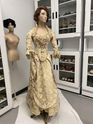 Cornell fashion and textile collection archive. At Martha Van Rensselaer Hall.