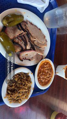 Brisket plate