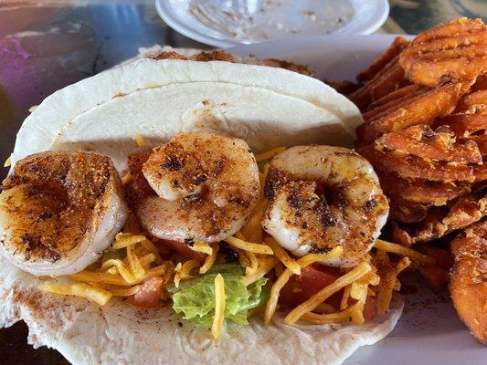 Shrimp tacos special